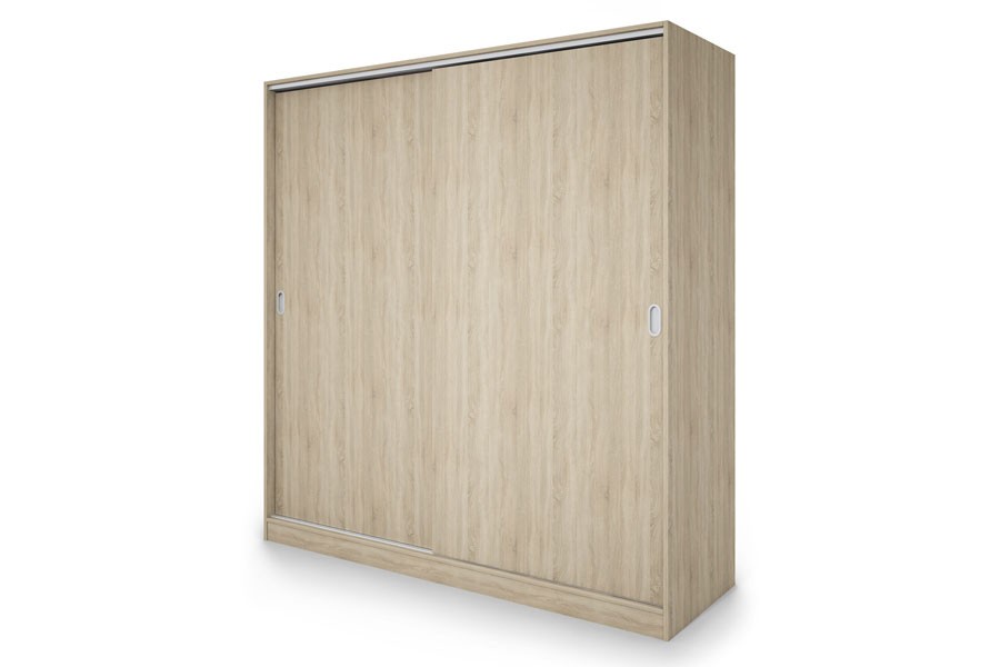 Ντουλάπα συρόμενη, 1211009 Σόνομα, 59x191x180, Genomax